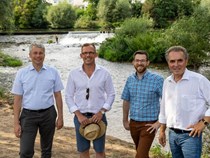 Steffen Bilger MdB (links) auf Öko-Sommertour